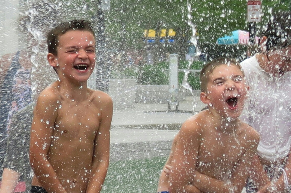 Fountain Fun -- Boys