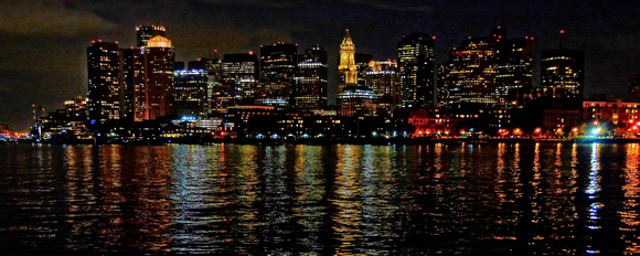 Boston's Night Skyline (4x10)