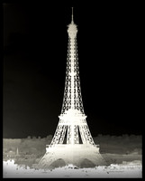 Eiffel Tower, Inverse B&W