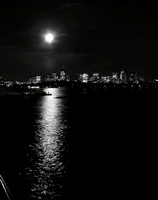 Moonrise Over Boston