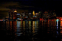 Boston's Night Skyline (4x6)
