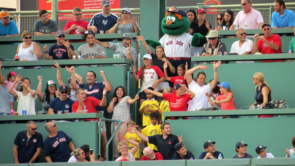 Wally the Green Monster at Fenway Park
